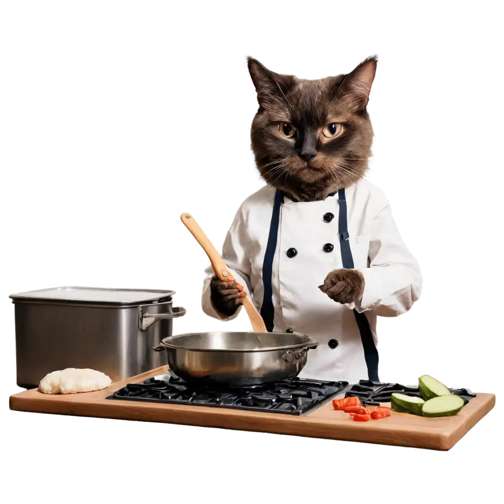 Adorable-Cat-Cooking-PNG-Perfect-for-Web-Design-Merchandise-and-More