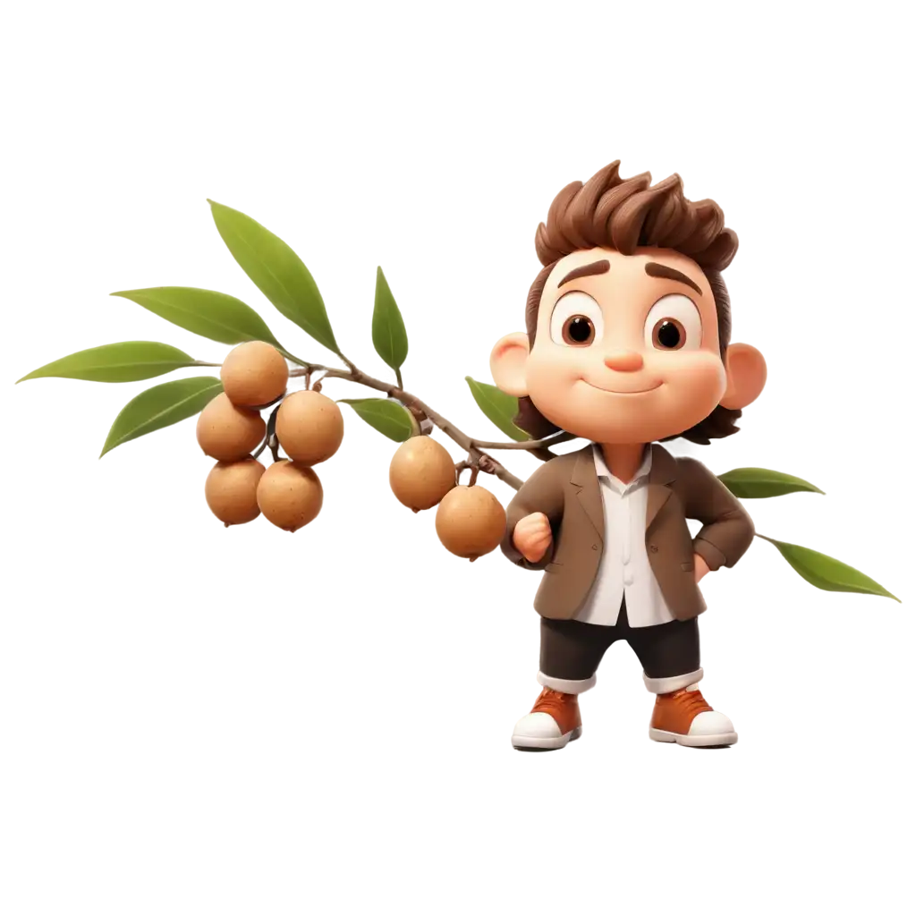 Delightful-Longan-Cartoon-PNG-for-Creative-Projects