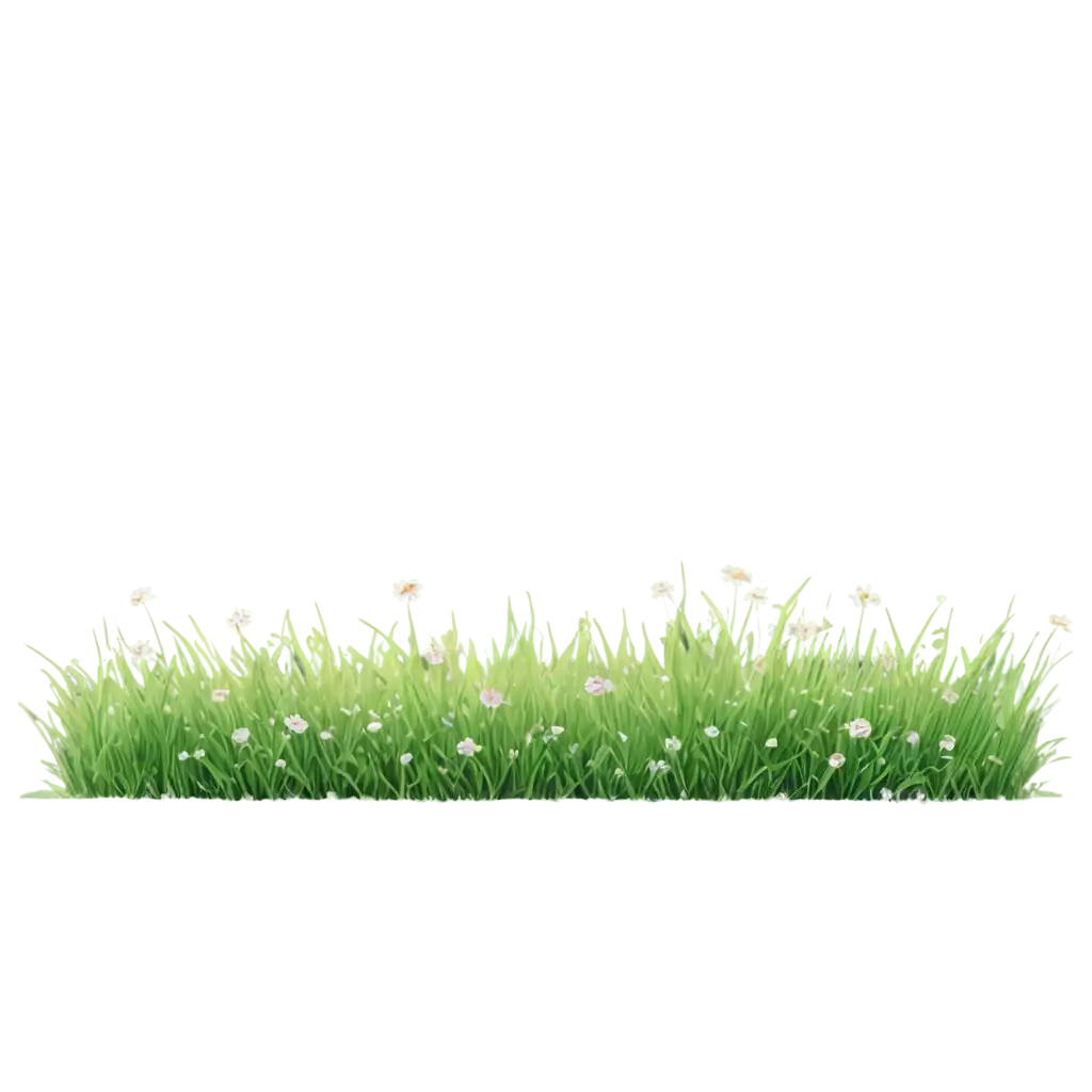 Grass-with-Flowers-in-Anime-Style-PNG-HighQualityPNG-Image-Usage-Scenarios-Transparent-Image-for-Creative-Projects