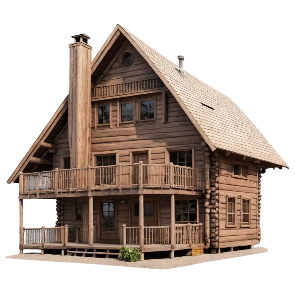 AnimatedPNG-Image-Usage-Scenarios-Wooden-Cabin-PNG-Image-for-Versatile-Use-in-Design-and-Digital-Projects