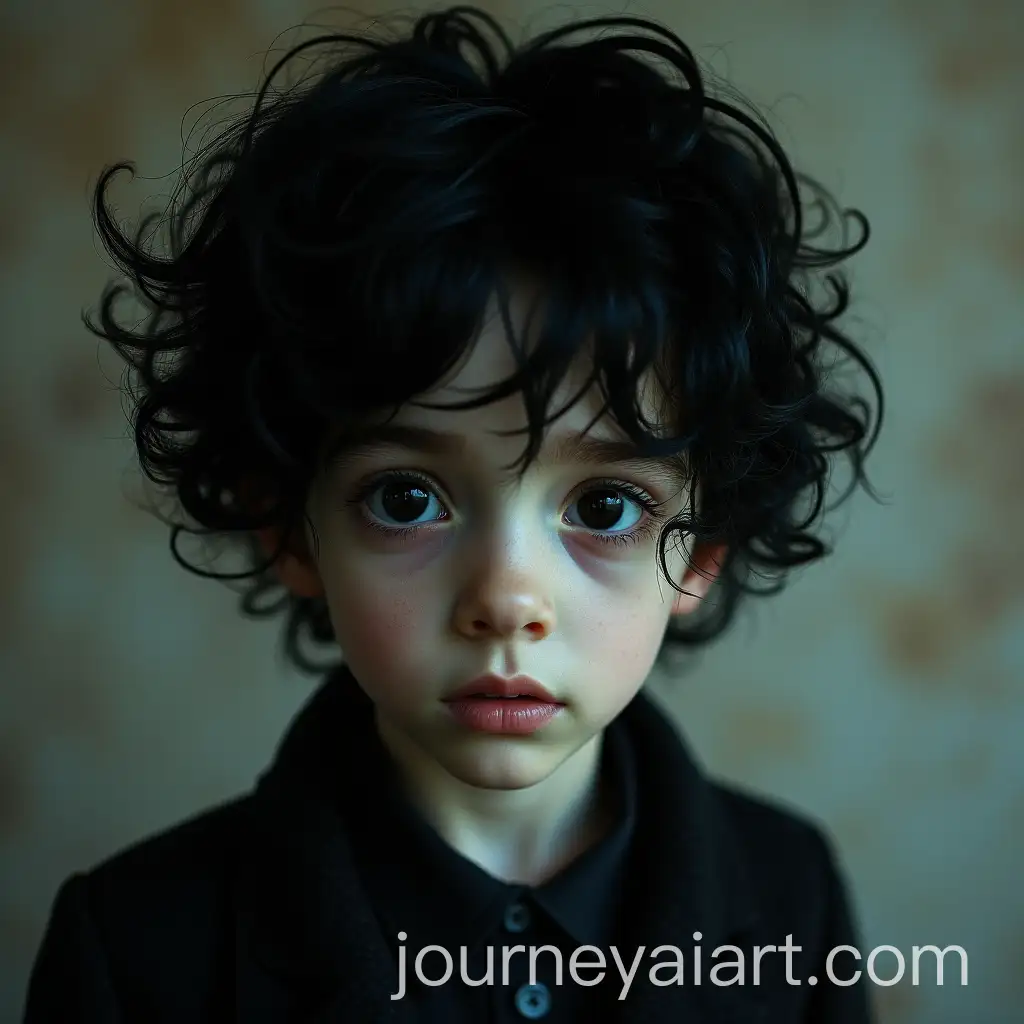 Tim-Burton-Style-Horror-Book-Cover-PaleSkinned-Boy-with-Black-Eyes-and-Black-Hair