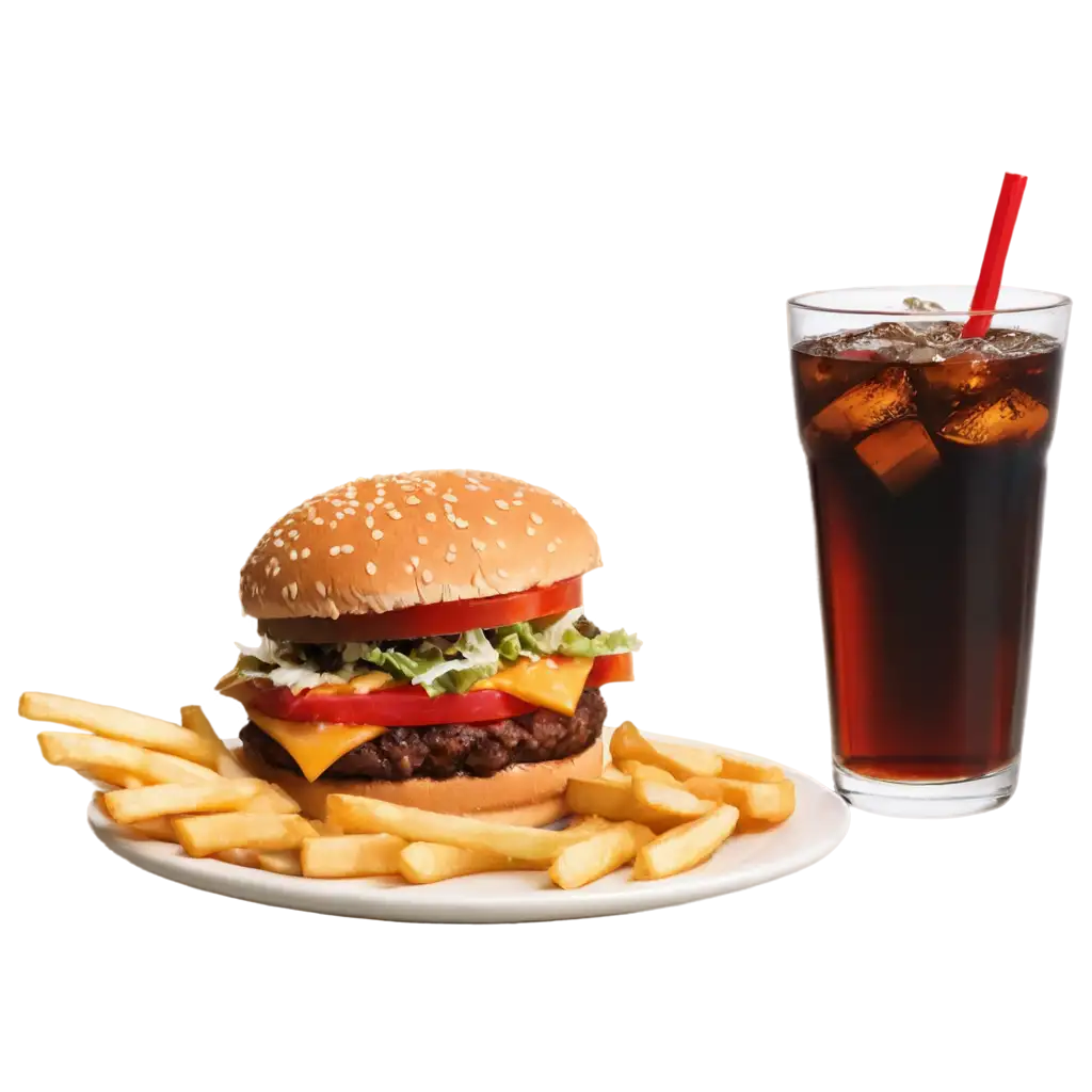 Delicious-Fast-Food-PNG-Image-Hamburger-French-Fries-and-Coke-for-Creative-Designs