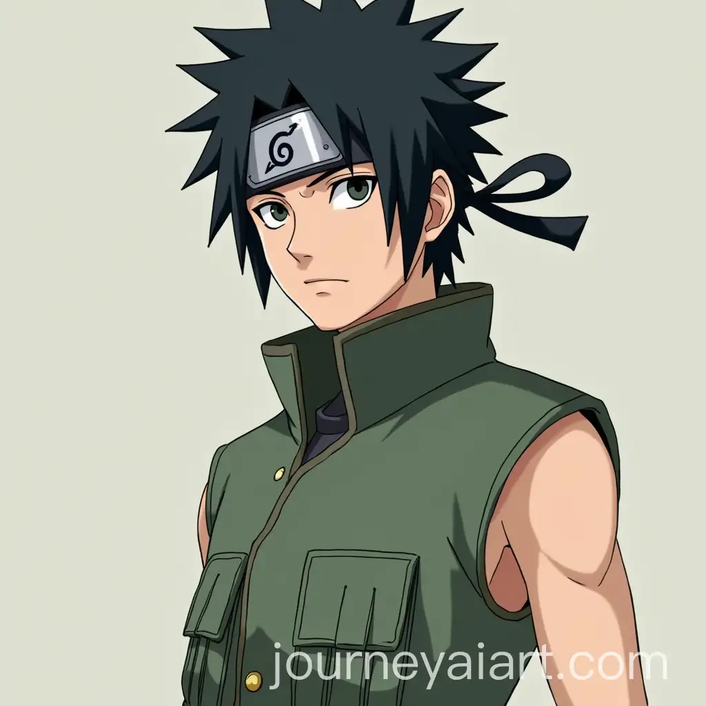 AI-Image-Prompt-ExpansionHandsome-Male-Uchiha-Shinobi-in-Leaf-Village-Jonin-Uniform