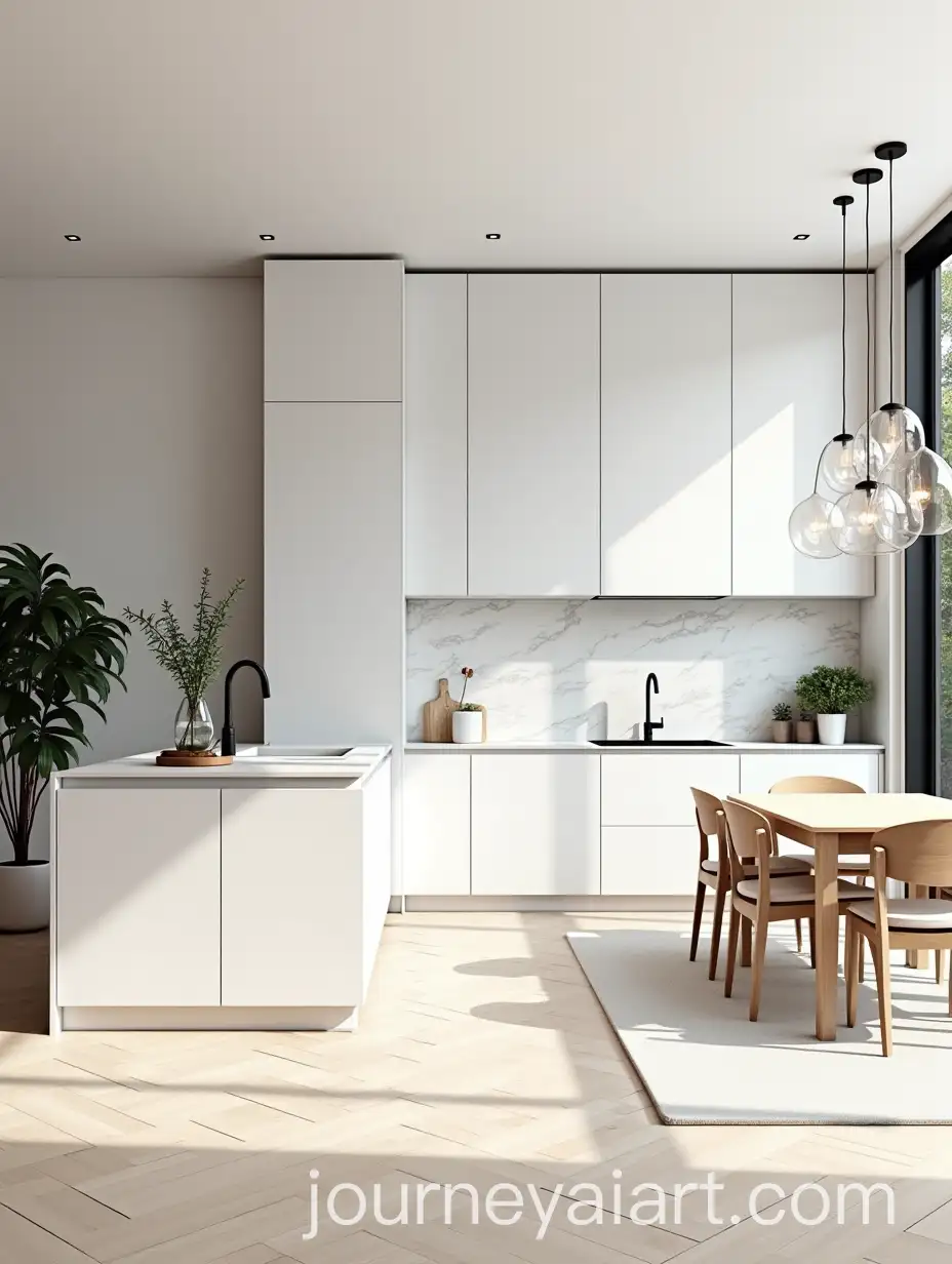 Modern-Scandinavian-Kitchen-with-Elegant-Design-and-Large-Windows
