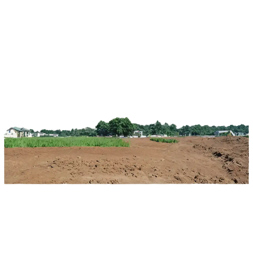 Land plot on which construction is being done