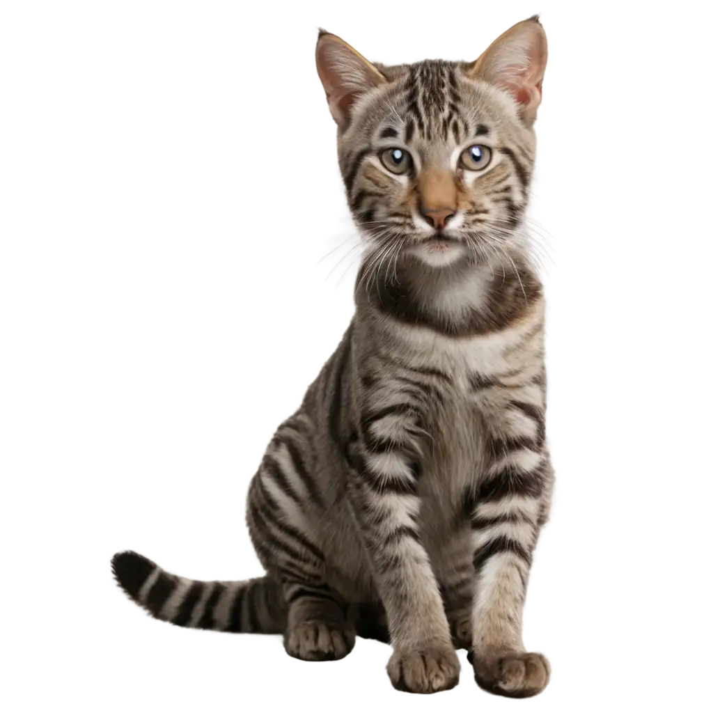 Playful-Gray-Tigre-Cat-PNG-Image-Perfect-for-Versatile-Digital-Applications