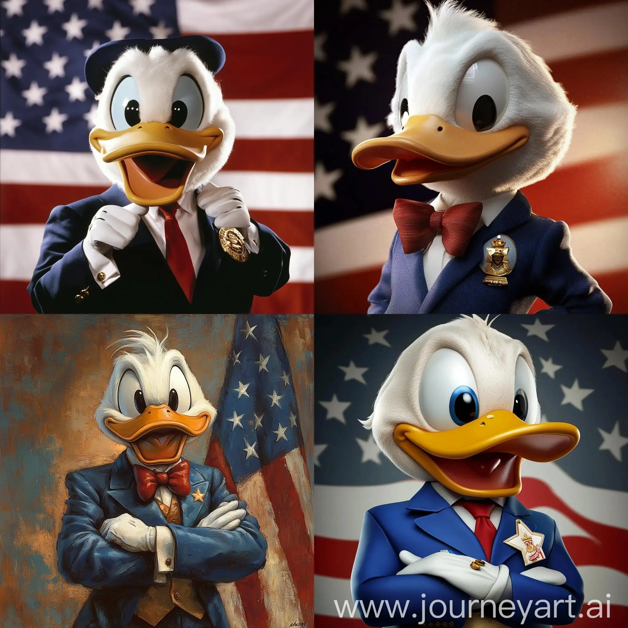 Donald-Duck-Presidential-Campaign-Portrait