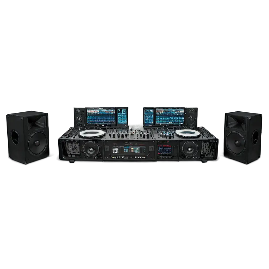 Stunning-DJ-Musical-Setup-PNG-for-Ultimate-Party-Ambiance