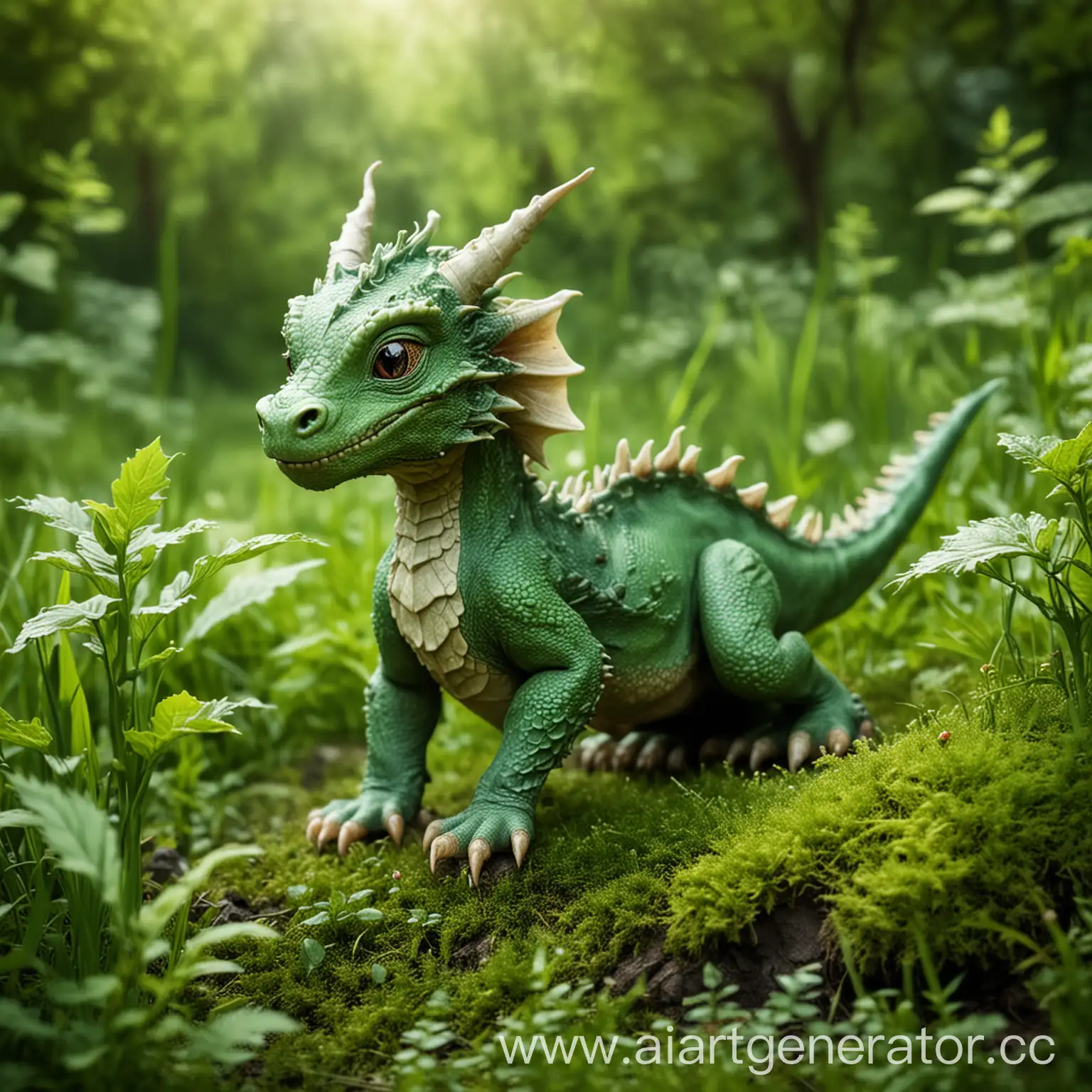 Kind-Little-Dragon-on-a-Green-Glade