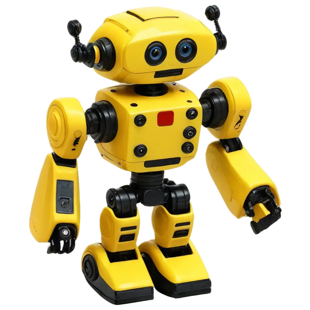 Yellow-Toy-Robot-PNG-Image-HighQuality-and-Versatile-Digital-Art-for-Various-Uses