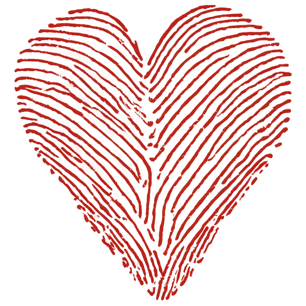 Fingerprint-Heart-Red-PNG-A-Symbol-of-Love-and-Identity-in-HighQuality-Image-Format