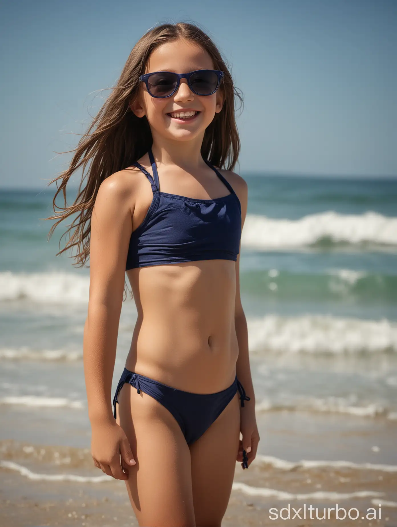 Joyful-9YearOld-Girl-Enjoying-Summer-at-the-Beach