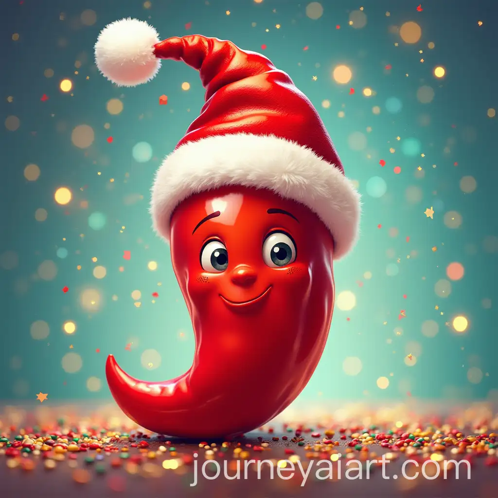 Bright-and-Fun-Music-Quiz-Team-Theme-with-Red-Chili-Pepper-Character-in-New-Years-Hat