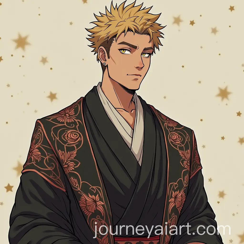 Satoru-Gojo-from-Jujutsu-Kaisen-in-Greek-Style-Outfit