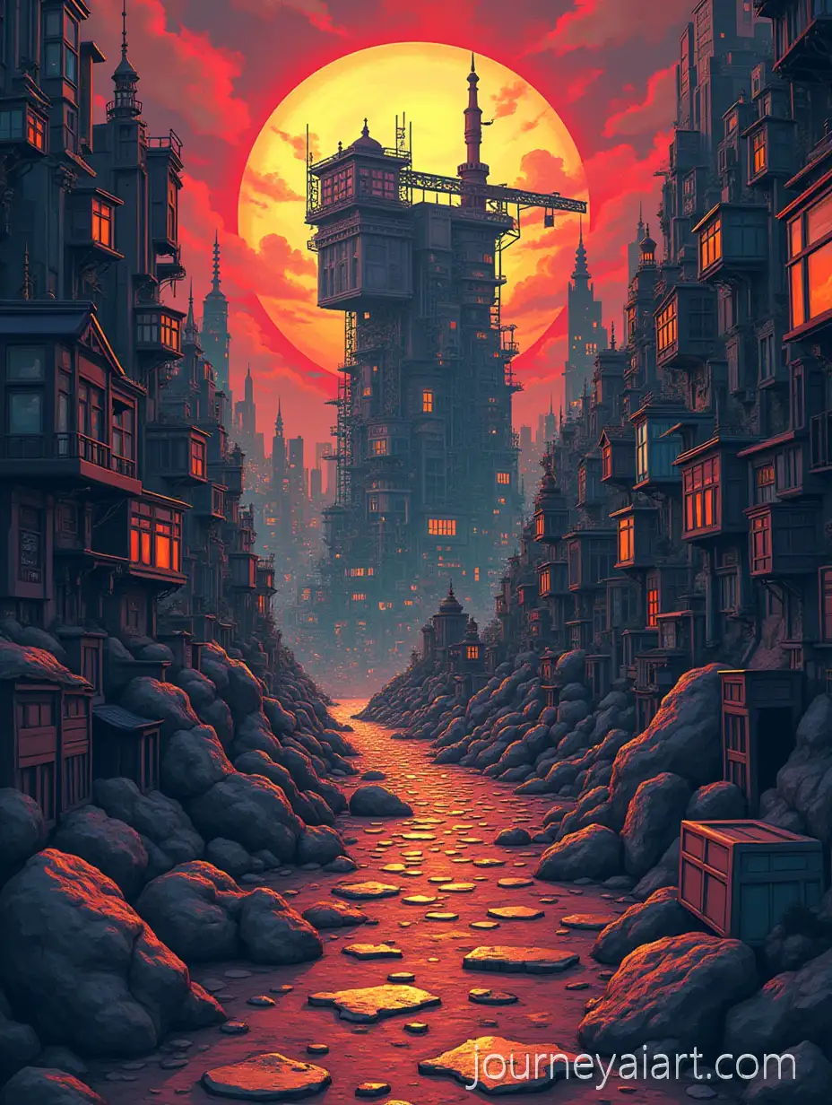 Cryptocurrency-Art-World-Concept-with-Digital-and-Abstract-Elements