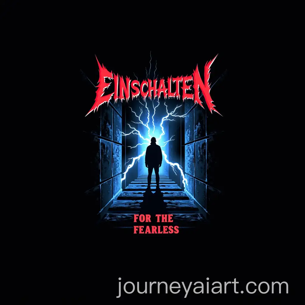 CyberpunkInspired-Electric-Shirt-Design-with-Geometric-Walls-and-Distorted-Text