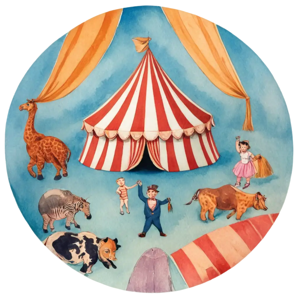 Colorful-Circus-PNG-Image-Iuris-Delightful-Illustration-for-Two-Little-Ones