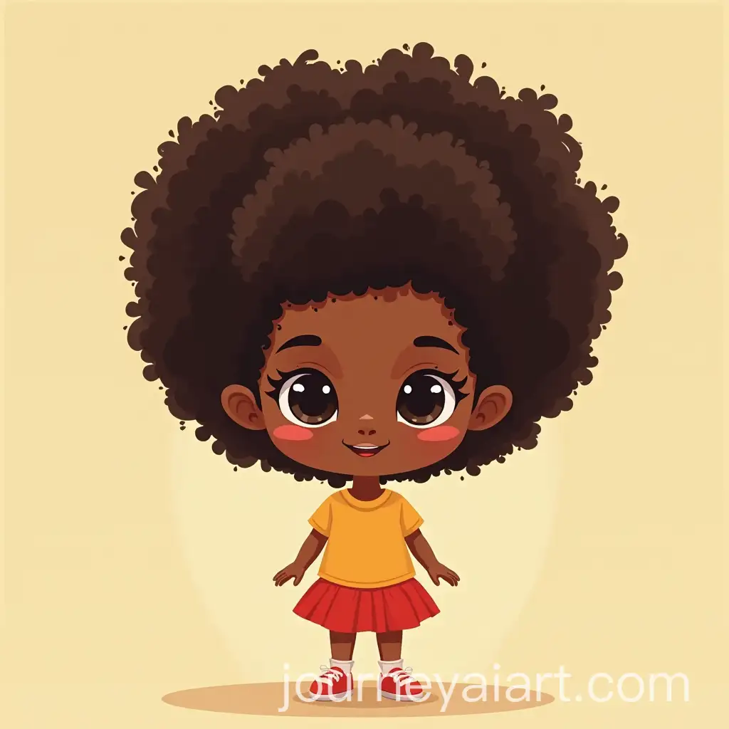 Young-Girl-with-Afro-Hairstyle-Vector-Art-Portrait