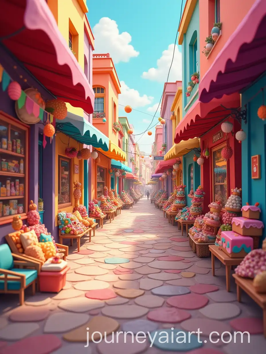 Vibrant-Street-Scene-with-Colorful-Sweets