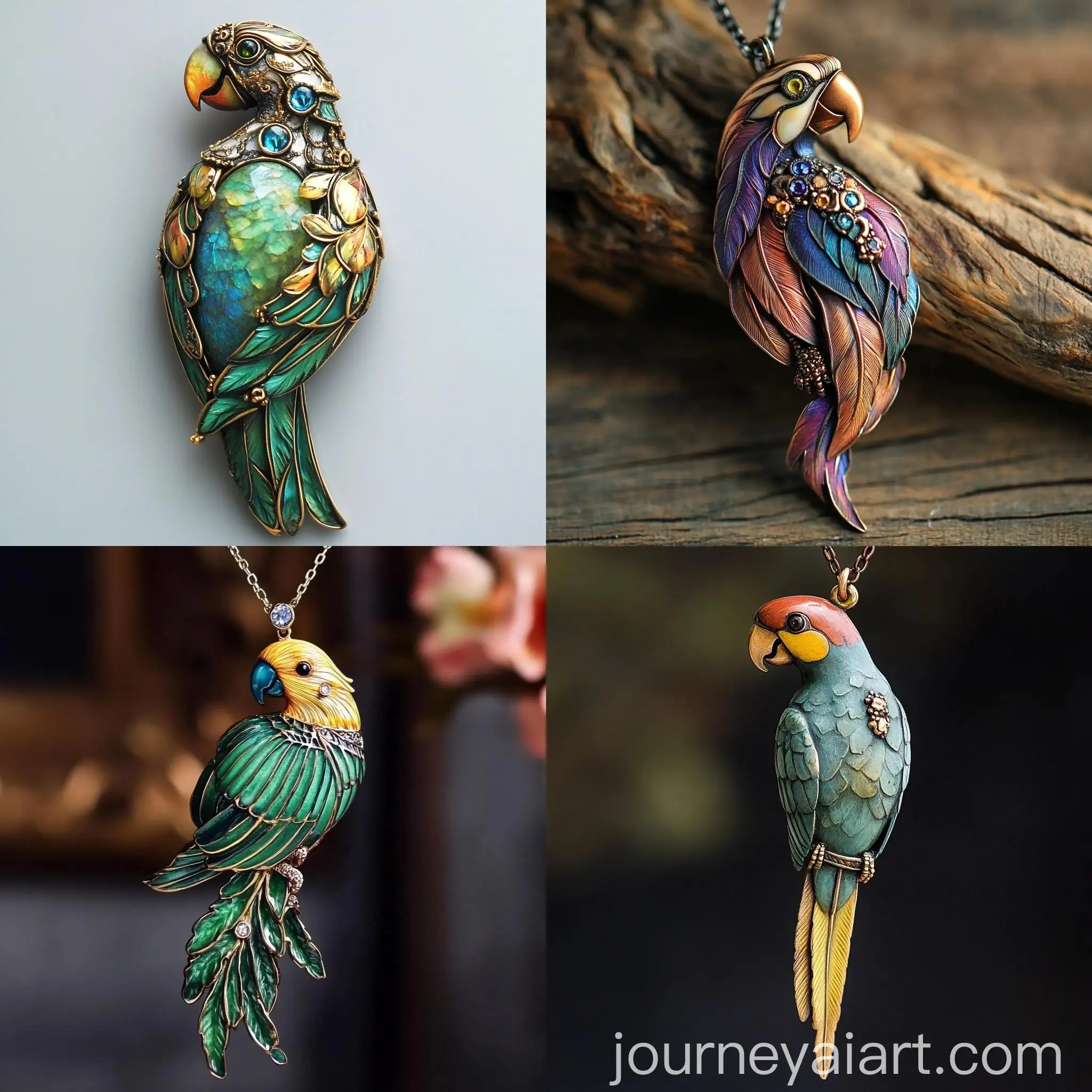 Designing-a-Beautiful-Pendant-Inspired-by-Parrots-Plumage