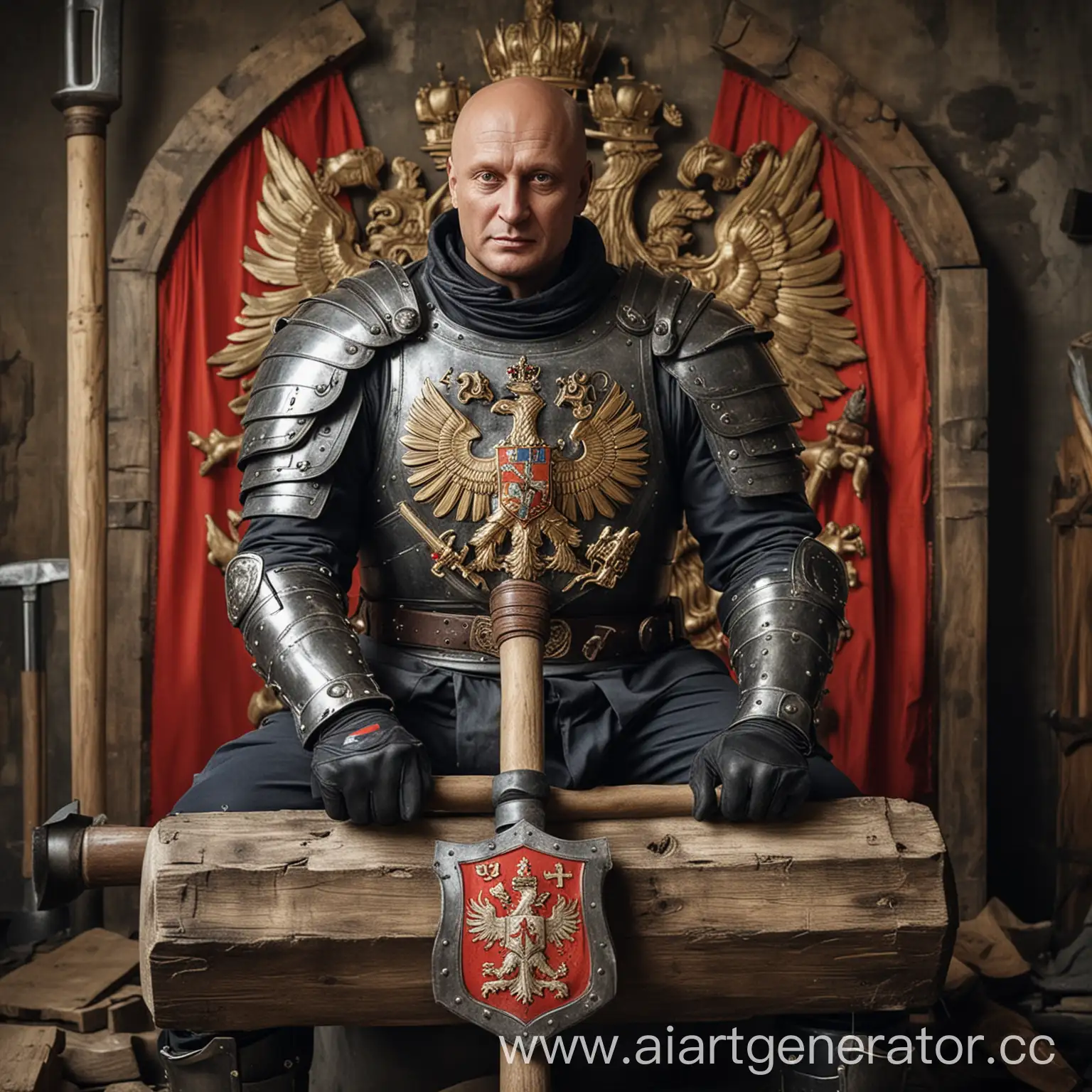 Evgeny-Prigozhin-in-Russian-Tricolor-Armor-with-Sledgehammer