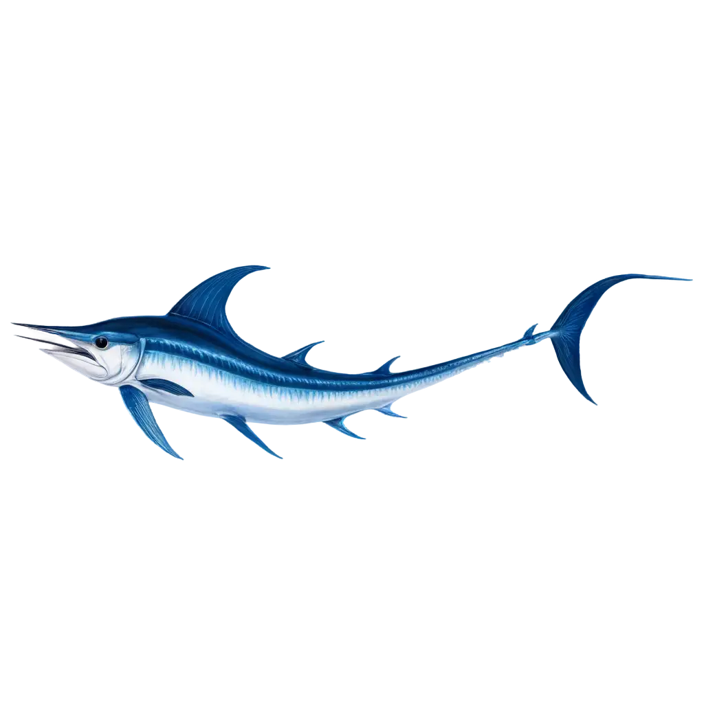 Exquisite-Curve-Blue-Marlin-PNG-Image-Dive-into-the-Depths-of-Oceanic-Elegance