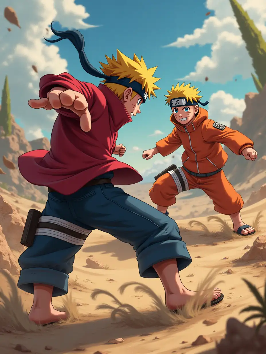 Naruto vs luffy