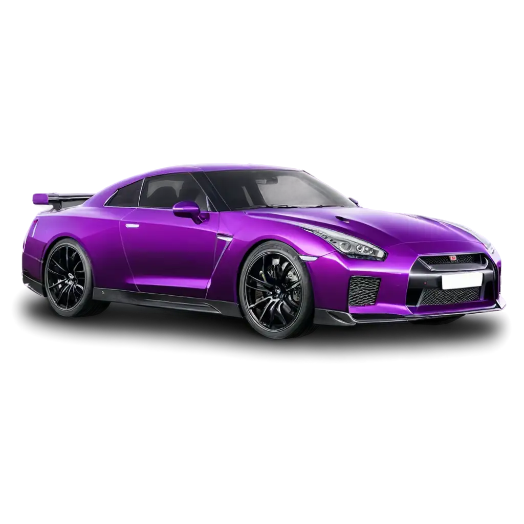 Gtr car in purple color