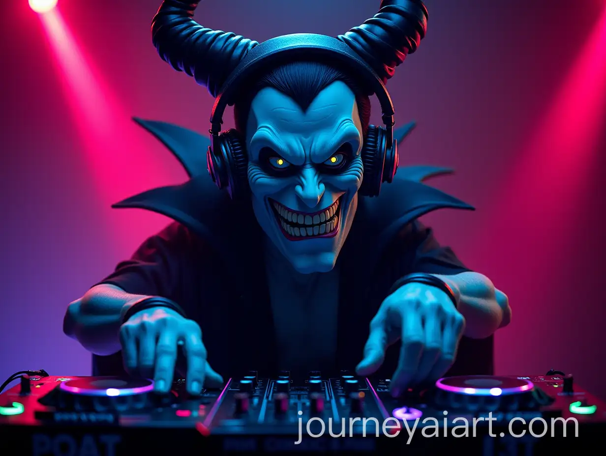 Energetic-DJ-in-Neon-Light-with-Dynamic-Pose-and-Mechanical-Headwear
