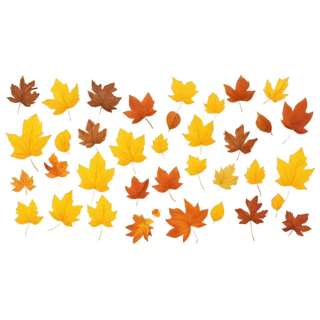 Stunning-Autumn-Leaves-PNG-Background-for-Seasonal-Designs