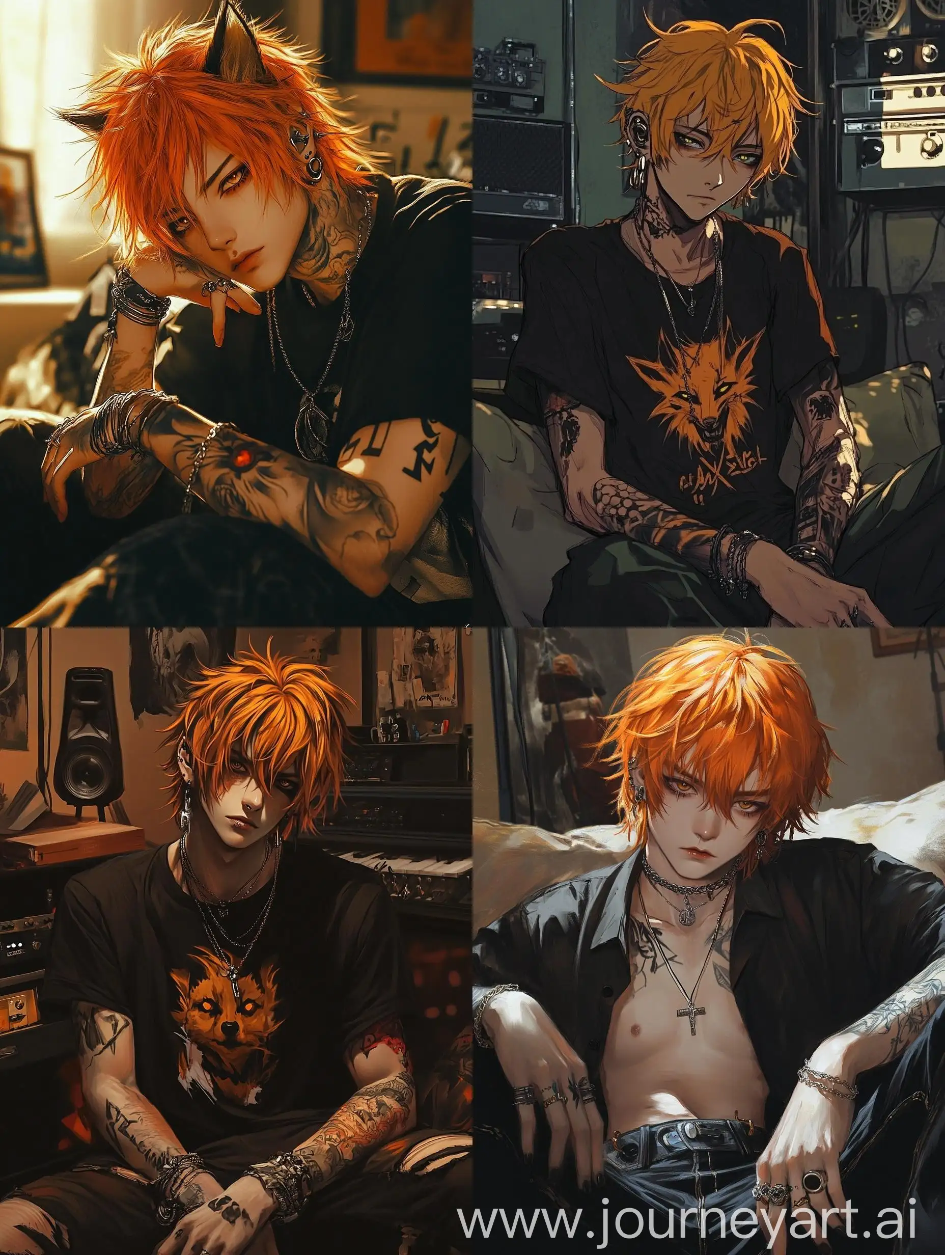 Charismatic-Anime-Rockstar-with-Kitsune-Tattoo