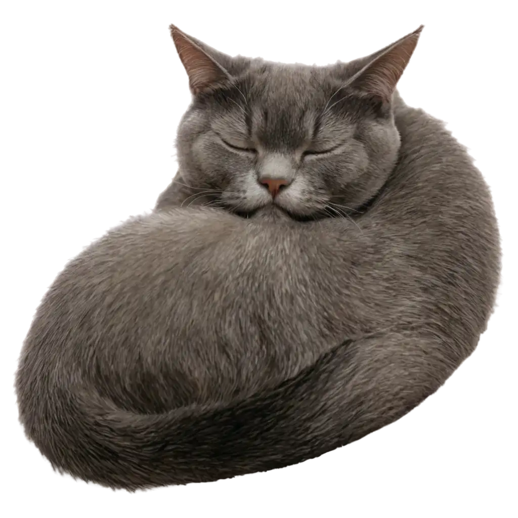 Sleeping-Grey-Cat-PNG-Image-Peaceful-Feline-Nap