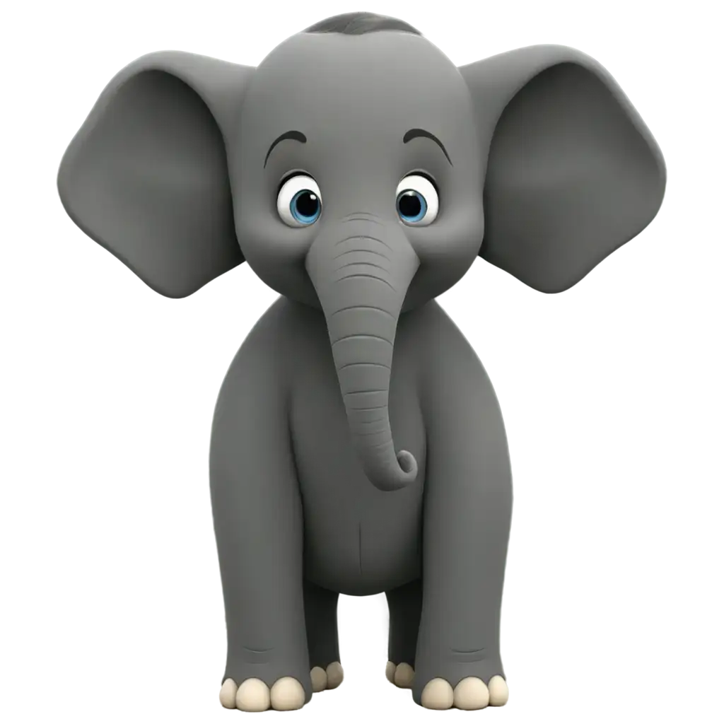 Elephant-Cartoon-PNG-HighQuality-Versatile-Image-for-Various-Creative-Projects