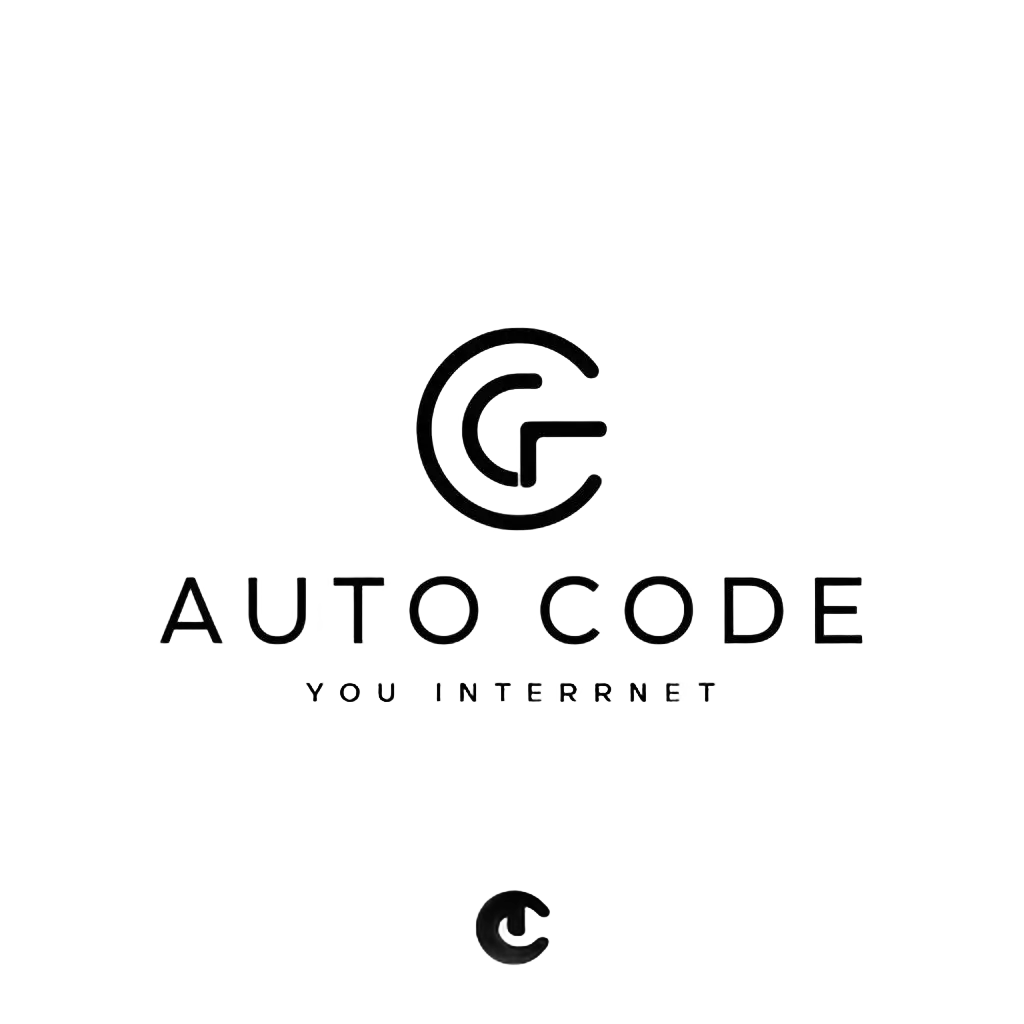 a logo design,with the text "Auto Code", main symbol:G&C,Minimalistic,be used in Internet industry,clear background