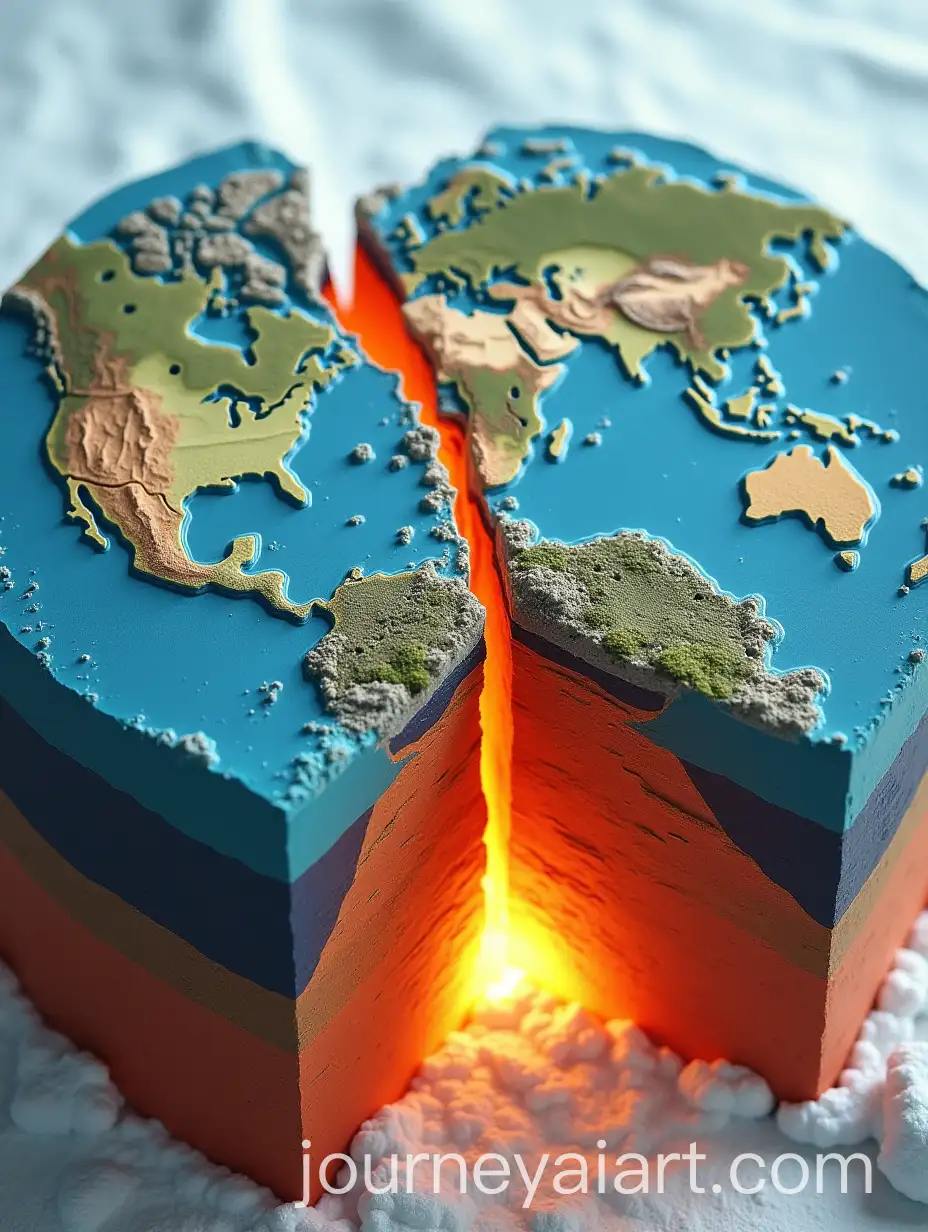 Geological-Model-of-Ocean-Subduction-and-Continental-Block-Collision