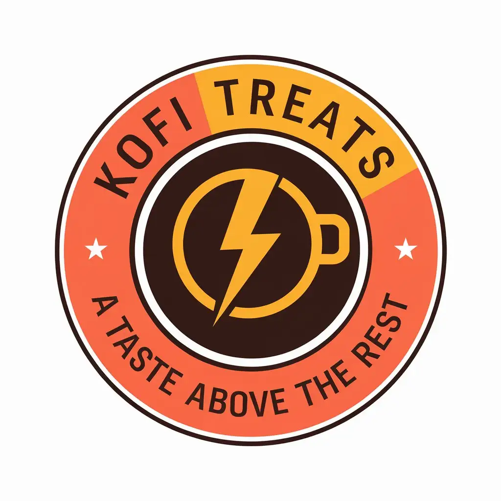 LOGO Design for KOFI TREATS Modern Vibrant Branding for NonAlcoholic Beverages