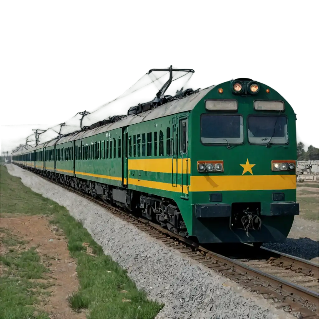 Pakistani-Train-on-Railway-PNG-Image-for-Stunning-Visual-Appeal