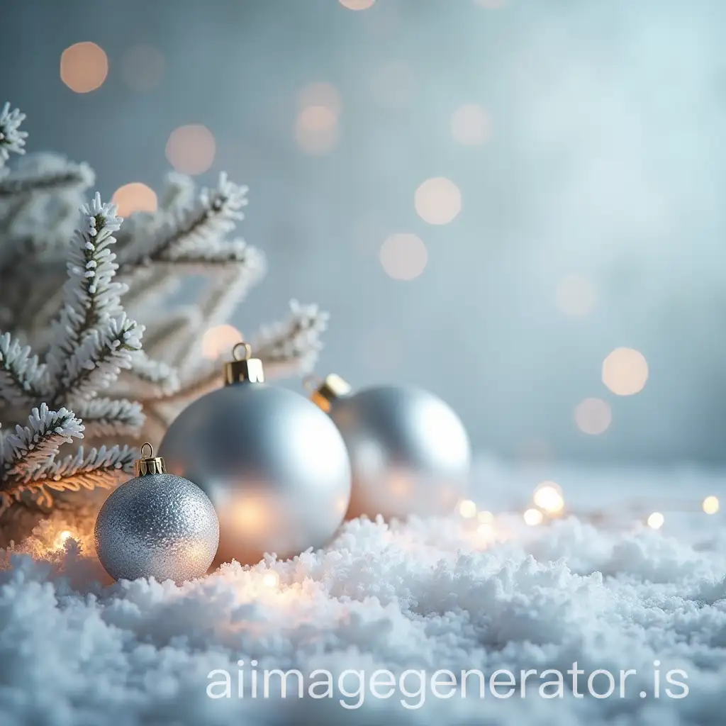 Dreamy-Christmas-Background-with-Soft-Lights-and-Glass-Spheres