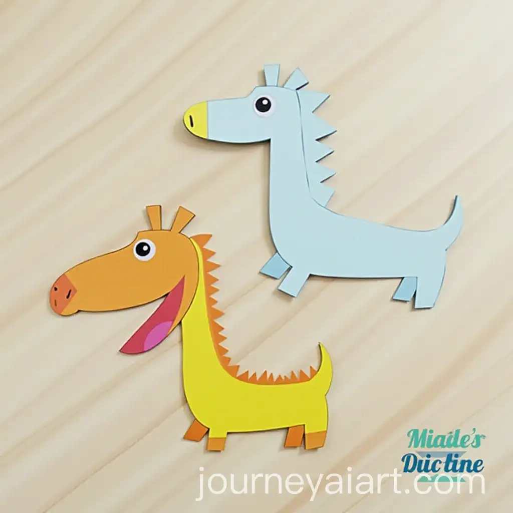 Creative-2D-Shape-Animals-Art-Illustration