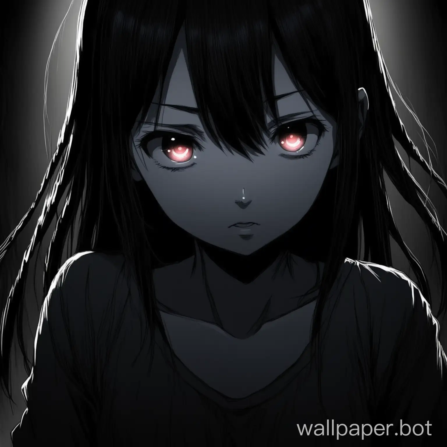 Mysterious-Girl-in-Dark-Manga-Style