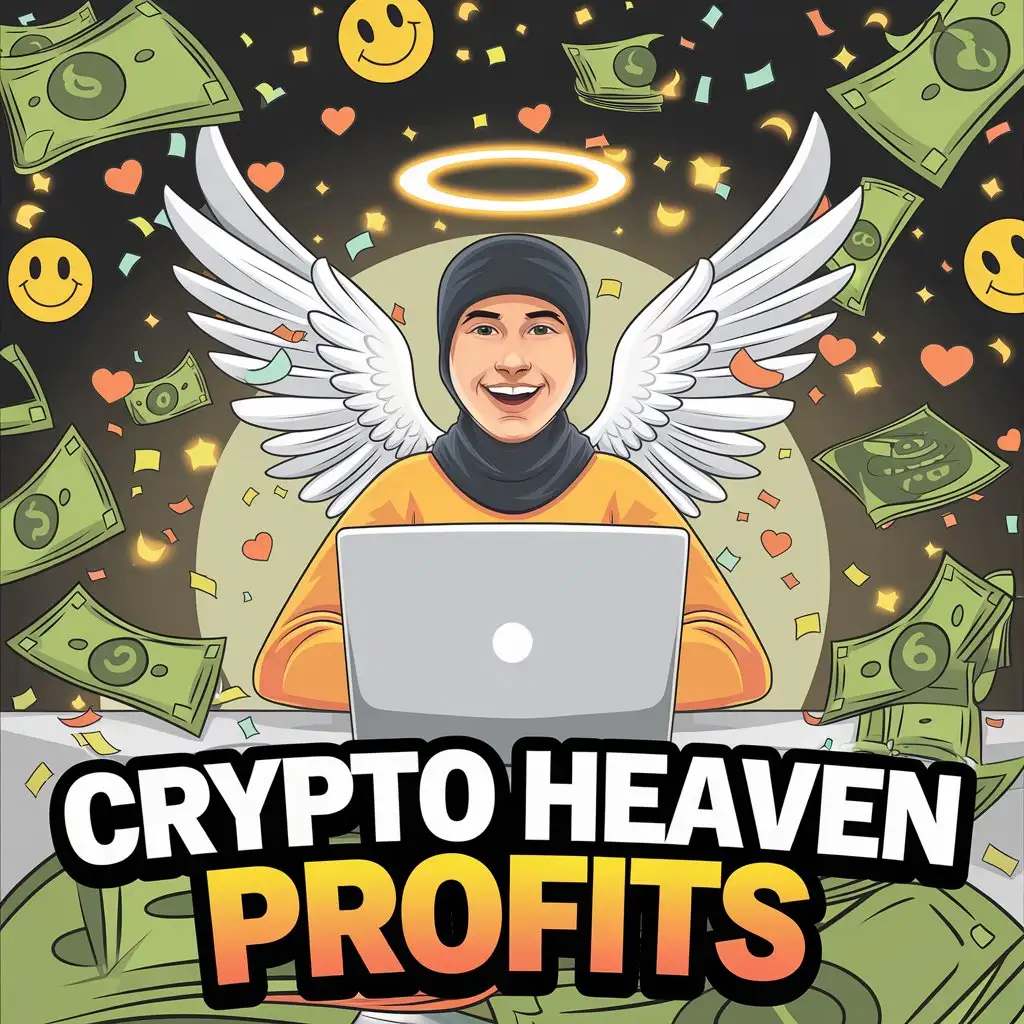 Joyful-Angel-in-Balaclava-at-Crypto-Heaven-Profits