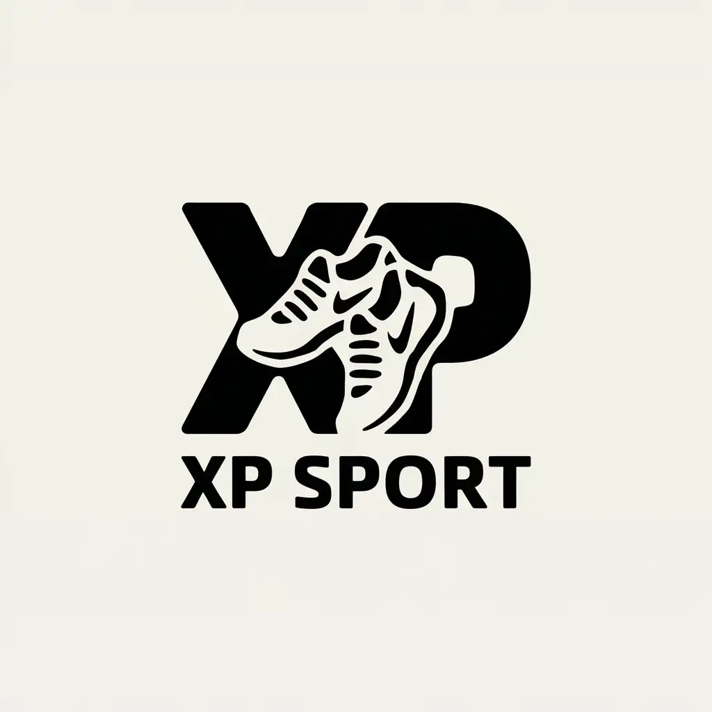 LOGO-Design-for-XP-Sport-Vector-Logo-Featuring-a-Pair-of-Shoes-for-the-Sports-Fitness-Industry