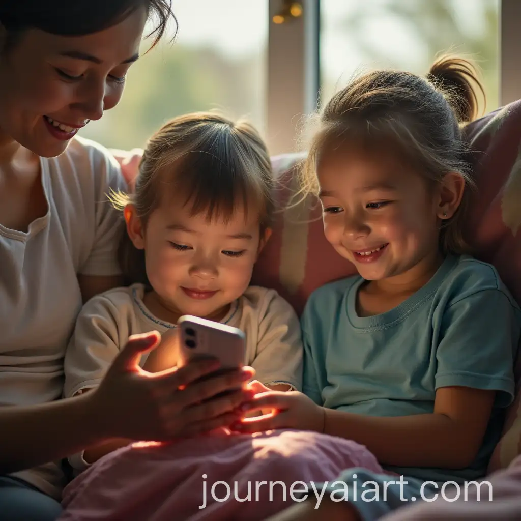 Adults-Overseeing-Children-with-Cellphones-in-a-Moralizing-Conversation