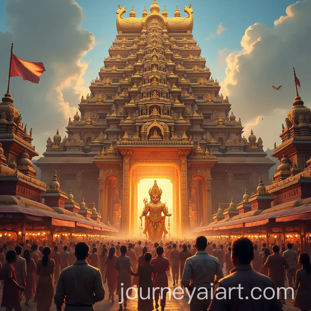 Joyful-People-Celebrating-Hindu-Festival-at-Khatu-Shyam-Temple-with-Grand-Gate-and-Deity