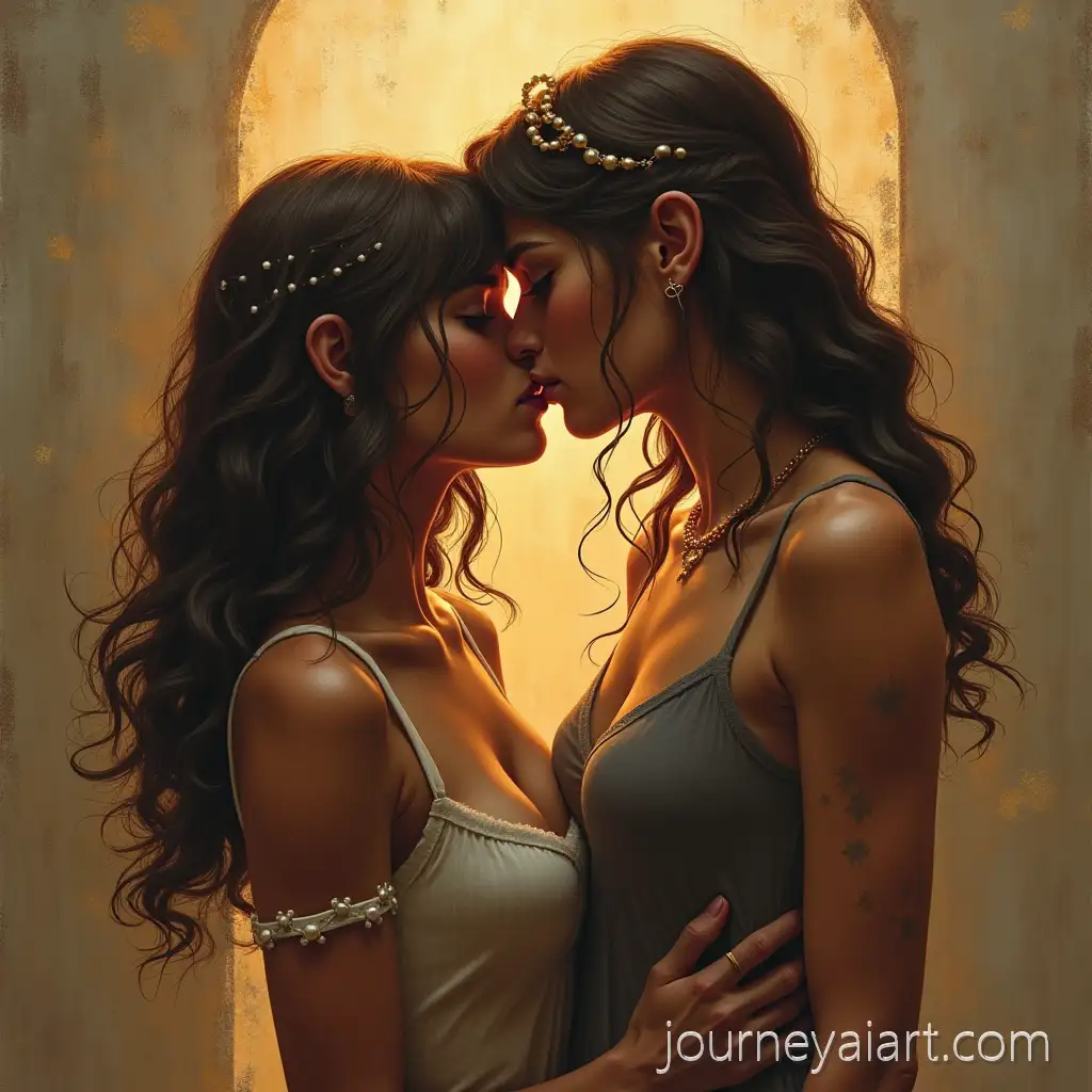 Passionate-Kiss-Between-Two-Figures-in-a-Romantic-Setting
