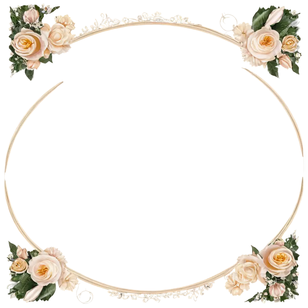 Exquisite-Oval-Wedding-Frame-with-Flowers-and-Rings-PNG-Image-Creation