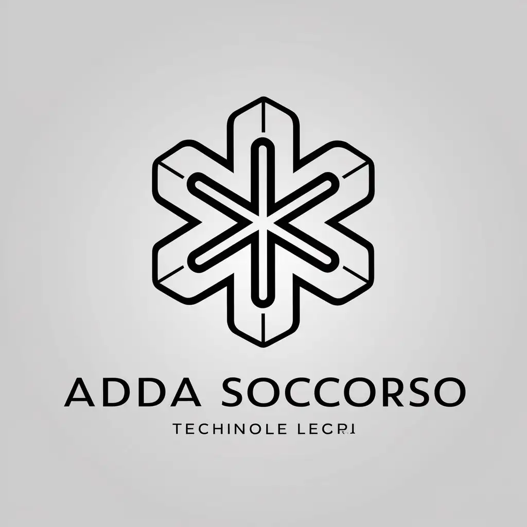 LOGO Design for Adda Soccorso Star of Life Symbol in Technology Industry