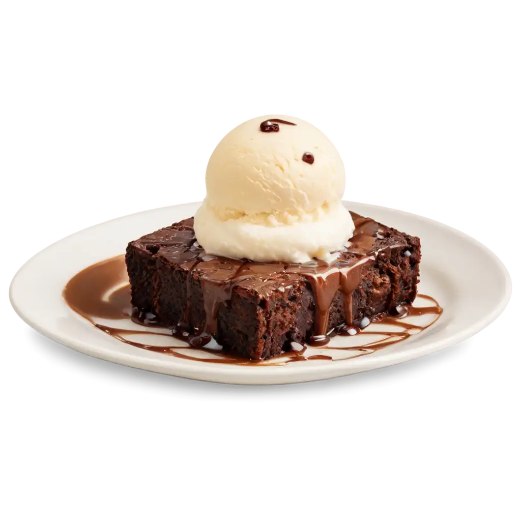 Sizzling-Brownie-with-Ice-Cream-PNG-A-Delicious-Dessert-Image-for-Your-Projects