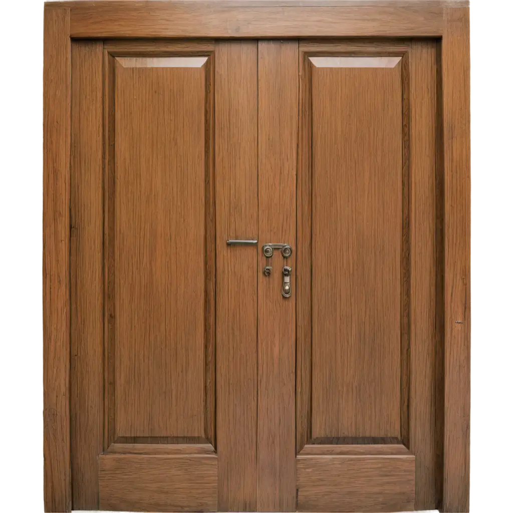 HighQuality-PNG-Image-of-a-Wooden-Door-for-Versatile-Use