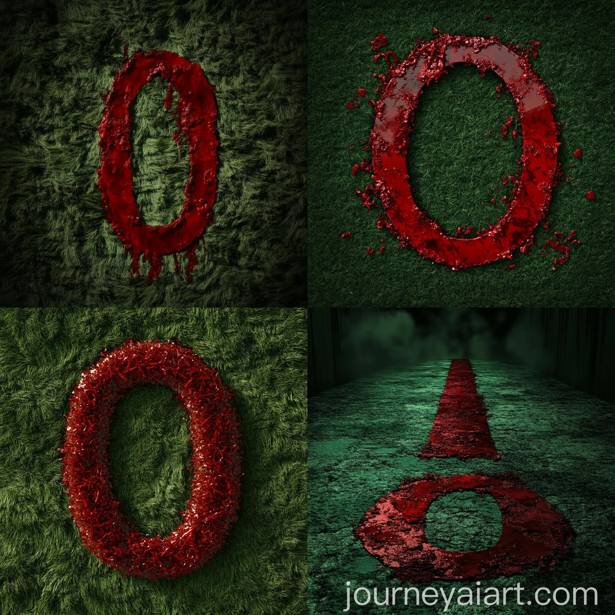 Horror-Scene-Written-in-Blood-with-Green-Carpet-Background